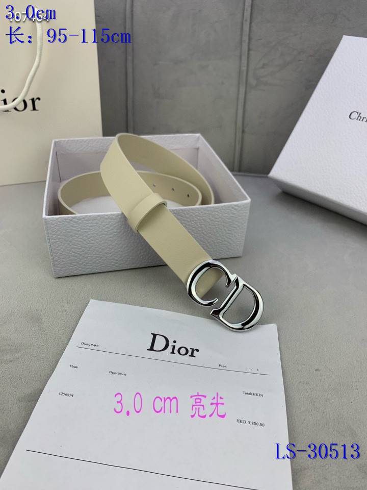 Dior Belts 3.0 Width 009